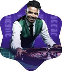 Tampilan layar aplikasi menampilkan berbagai pilihan permainan slot dan kasino secara visual menarik